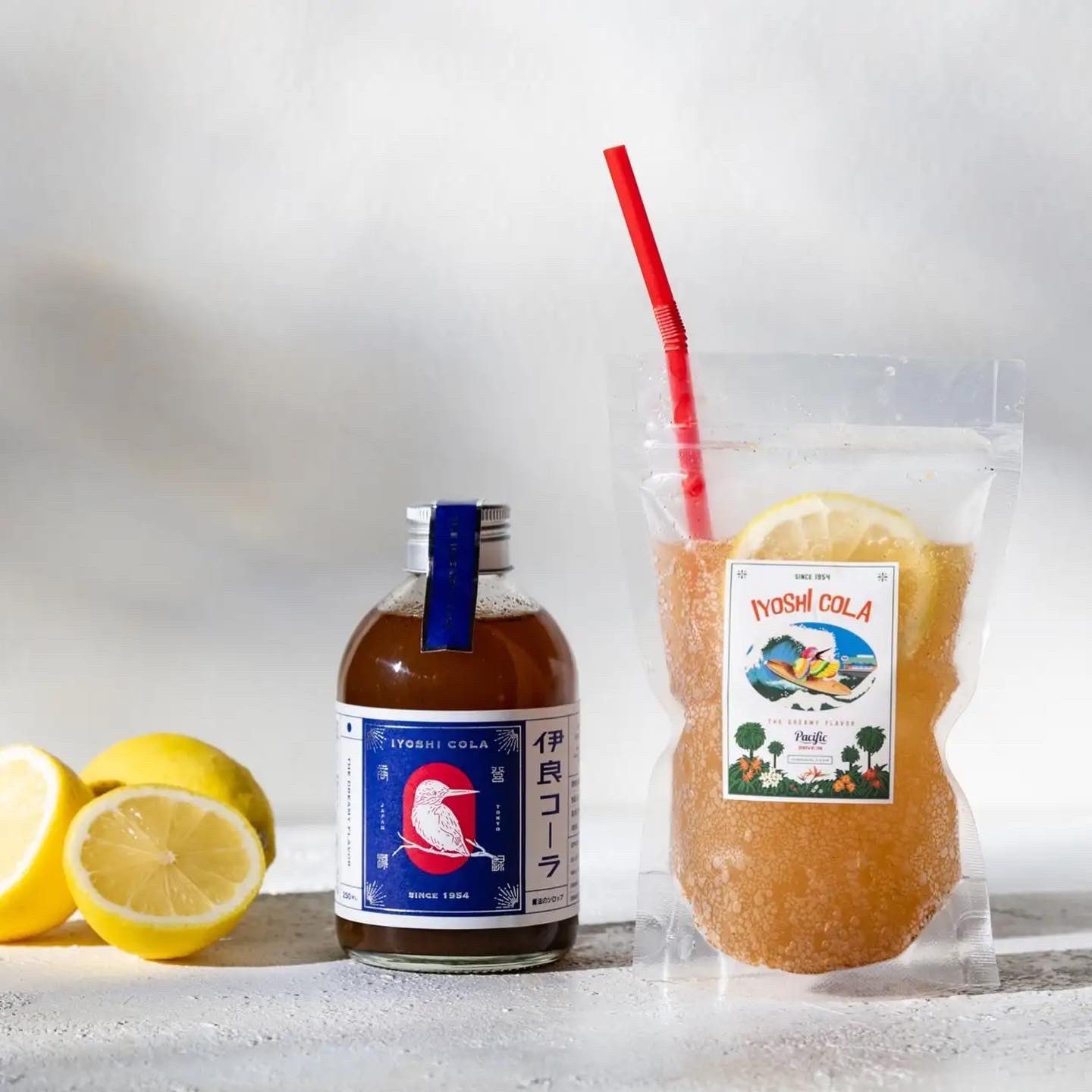 伊良コーラ × Pacific DRIVE-INN コラボパッケージデザイン - H.M.ARTWORKS