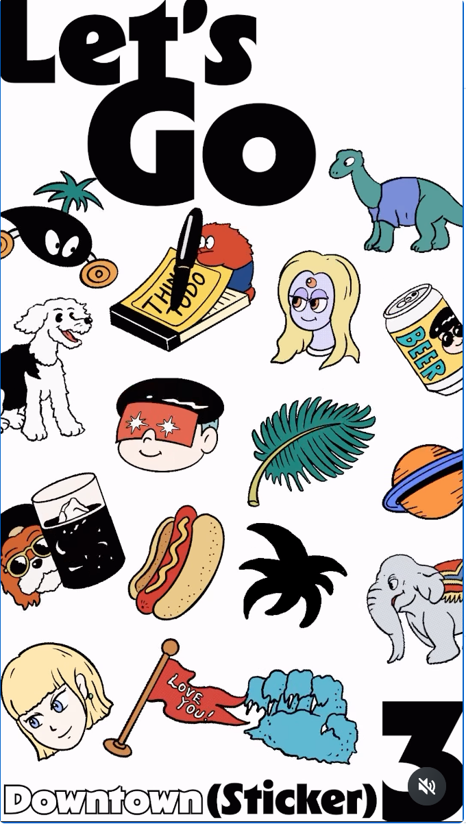 Let’s Go Downtown (STICKERS) 3